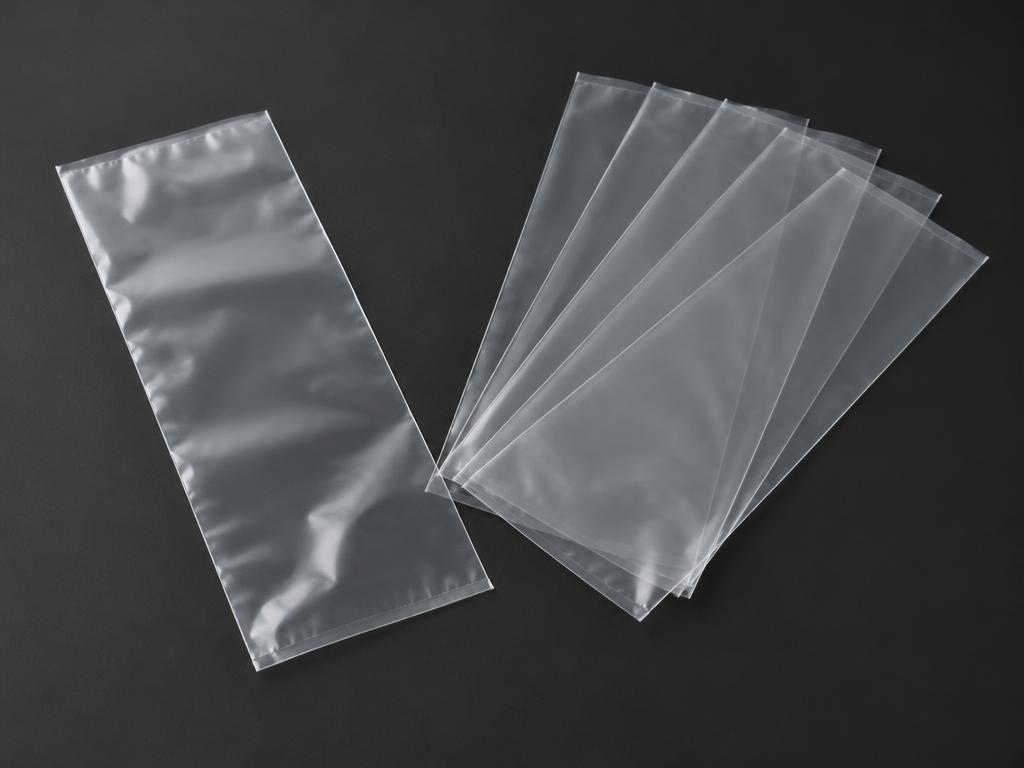 Sacos plásticos tubulares transparentes